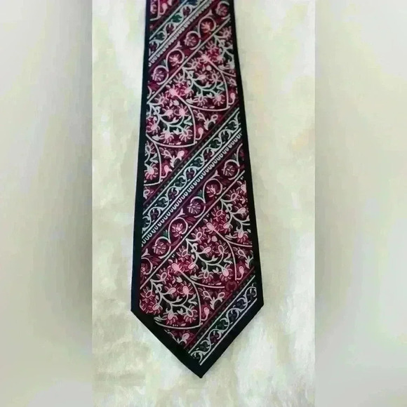 Mila Schon Men’s Tie 100% Silk Made in Italy - Picture 1 of 6